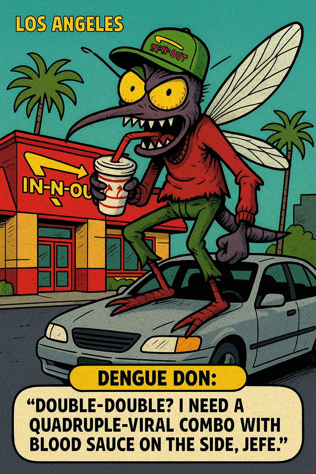 Dengue in a puddle of Meta blood